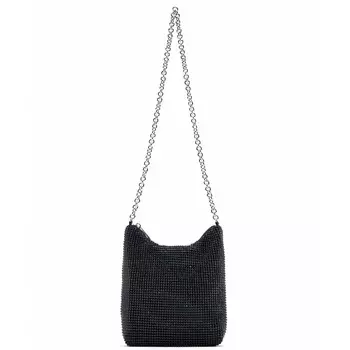 Сумка-кроссбоди Zara Rhinestone, черный