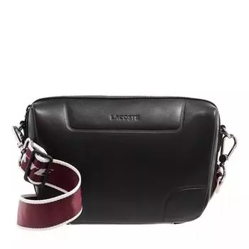 Сумка lacoste original noir cranberry Lacoste, черный