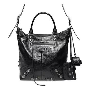 Сумка le cagole medium tote bag 'black' Balenciaga, черный