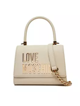 Сумка LOVE MOSCHINO, экрю