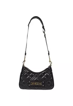 Сумка Love Moschino хобо стеганая, черный