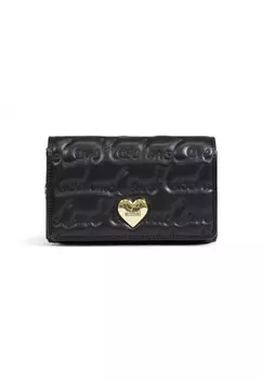Сумка Love Moschino с сердцем, черный