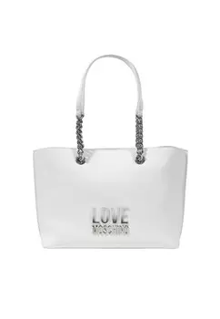 Сумка Love Moschino шоппер, белый