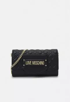 Сумка Love Moschino СТЕГАНАЯ ВСТАВКА, черный