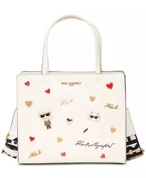 Сумка Мэйбель KARL LAGERFELD PARIS, белый