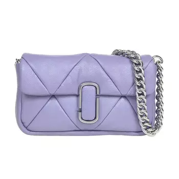 Сумка Marc Jacobs Quilted Leather, фиолетовый