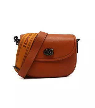 Сумка-мессенджер Coach Willow, оранжевый