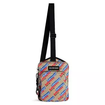 Сумка-мессенджер Explorer Crossbody Balenciaga, коричневый/бежевый