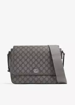 Сумка-мессенджер Gucci Ophidia Medium, серый