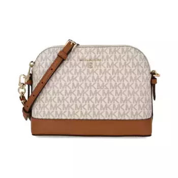 Сумка-Мессенджер Jet Set с подвеской Michael Kors, бежевый