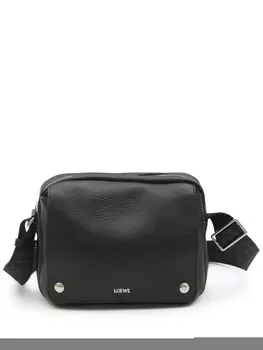Сумка-мессенджер LOEWE Pebble XS, черный