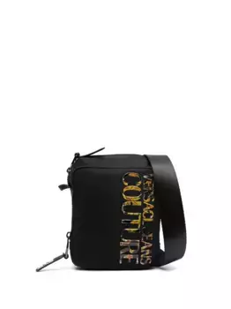 Сумка-мессенджер с логотипом Versace Jeans Couture, черный