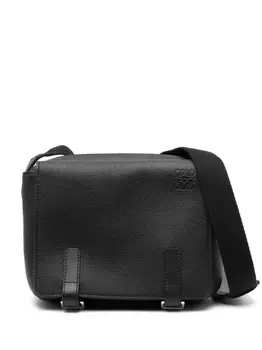 Сумка-мессенджер с откидным клапаном LOEWE, черный