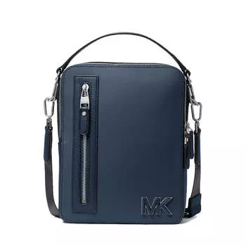 Сумка Michael Kors Hudson Leather, тёмно-синий