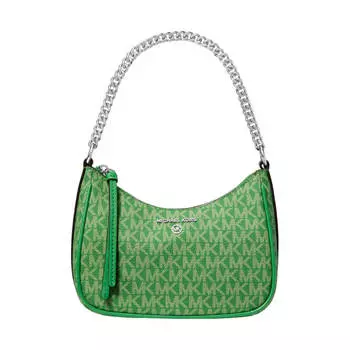 Сумка Michael Kors Jet Set Charm Small Logo Shoulder, зеленый