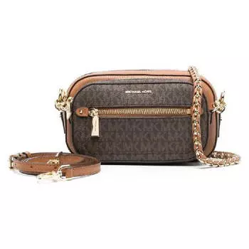 Сумка Michael Kors Jet Set Monogram, коричневый