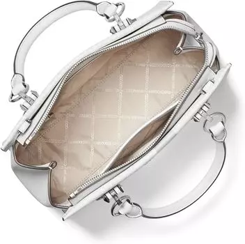 Сумка Michael Kors Marilyn Medium, оптический белый/алюминий