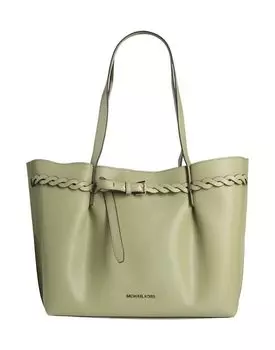 Сумка MICHAEL MICHAEL KORS кожаная с декоративным ремешком, светло-зеленый