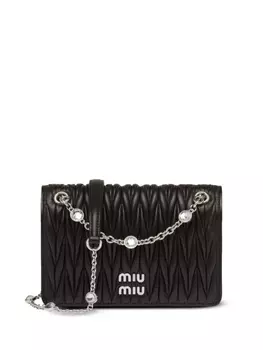 Сумка Miu Miu через плечо, черный