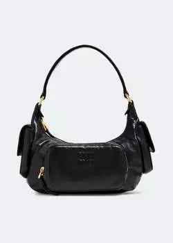 Сумка Miu Miu Leather Pocket, черный