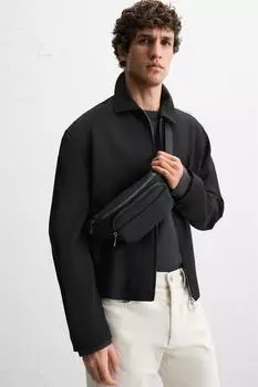 Сумка на нейлоновом ремне ZARA, черный