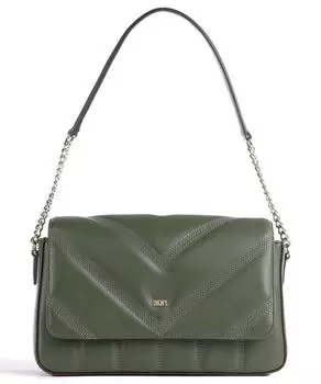 Сумка на плечо Becca из кожи ягненка Dkny, зеленый