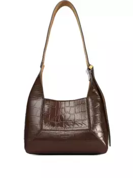 Сумка на плечо Diamond Hobo S JIMMY CHOO, коричневый