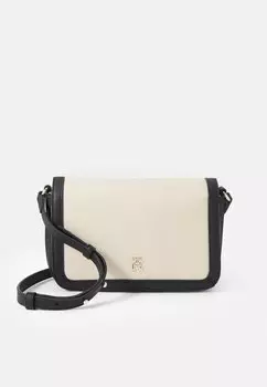 Сумка на плечо ESSENTIAL FLAP CROSSOVER Tommy Hilfiger, белая глина/черный