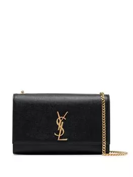 Сумка на плечо Kate Monogram Saint Laurent, черный