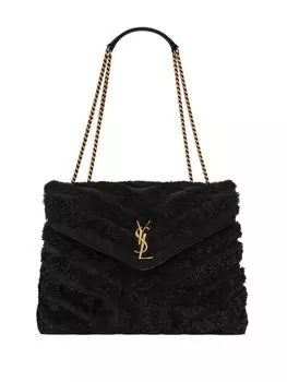 Сумка на плечо Loulou среднего размера Saint Laurent, черный