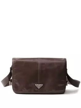 Сумка на плечо Prada, коричневый