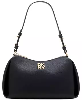 Сумка на плечо Remy с застежкой-молнией Dkny, серый