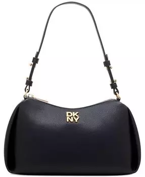 Сумка на плечо Remy с застежкой-молнией Dkny, коричневый