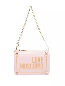 Сумка на плечо с логотипом Love Moschino, розовый