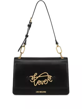 Сумка на плечо с логотипом Love Moschino, черный