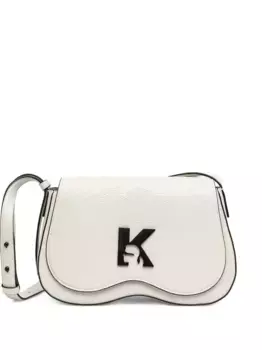 Сумка на плечо с вышитым логотипом Karl Lagerfeld Jeans, белый