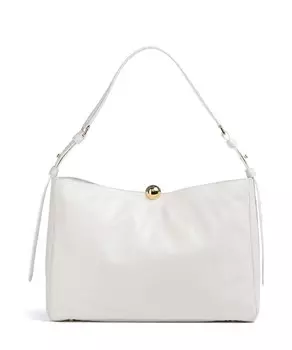 Сумка на плечо Sfera soft l из кожи теленка наппа Furla, белый