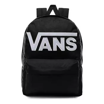 Сумка old skool drop v backpack 'black white' Vans, черный