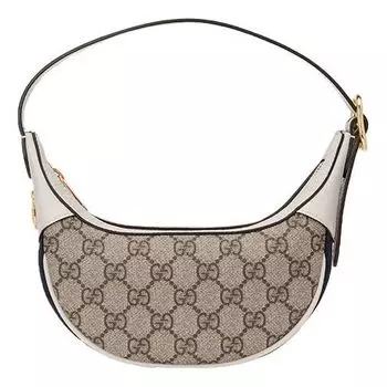 Сумка ophidia gg mini bag 'beige ebony' Gucci, бежевый