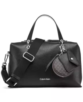 Сумка-портфель Cali с ремешком Web Calvin Klein, черный