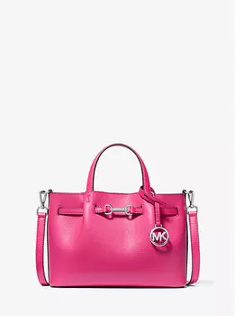 Сумка-Портфель Carson из шагреневой кожи Michael Kors, розовый