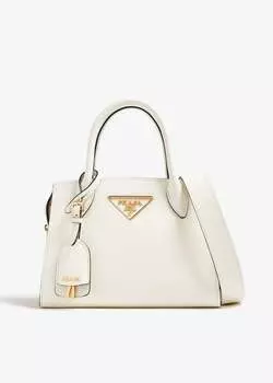 Сумка Prada Kristen Saffiano Small, белый
