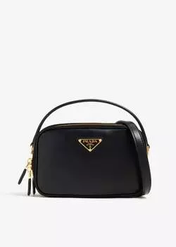 Сумка Prada Leather Mini-Bag, черный