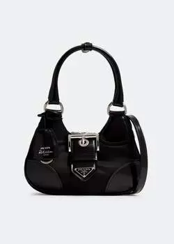 Сумка Prada Moon Padded Leather, черный