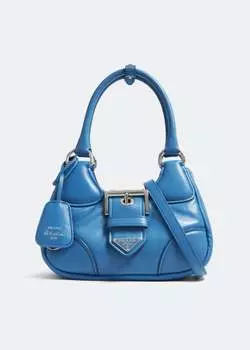 Сумка Prada Moon Padded Leather, синий