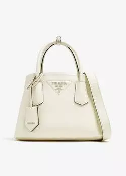 Сумка Prada Panier Mini Leather, белый