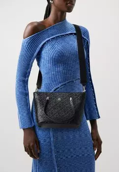 Сумка REFINED MINI TOTE MONO Tommy Hilfiger, цвет black