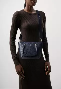 Сумка REFINED MINI TOTE MONO Tommy Hilfiger, цвет space blue