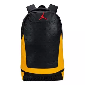 Сумка retro 13 backpack 'black yellow' Air Jordan, черный