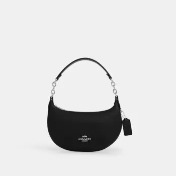 Сумка-ристлет COACH Mini Payton, серебряный/черный